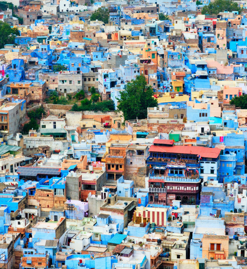 blue city